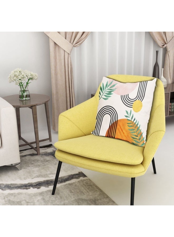 كيلا أغطية وسائد لتزيين المنزل، أغطية وسائد رمي، لون أصفر بوهيمي، مقاس 18 بوصة × 18 بوصة (عبوة من 4 قطع) - Image 4